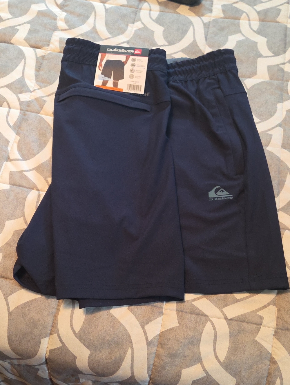 Quiksilver Men’s Dark Blue Athletic Shorts
